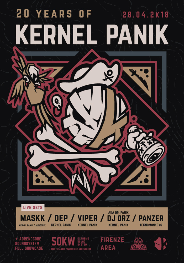 20 Years Kernel Panik - Locandina